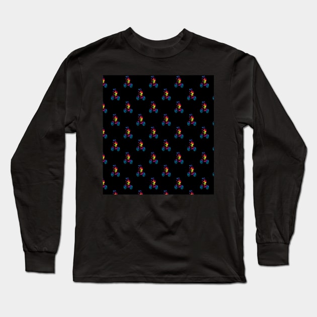 bmx Long Sleeve T-Shirt by rickylabellevie